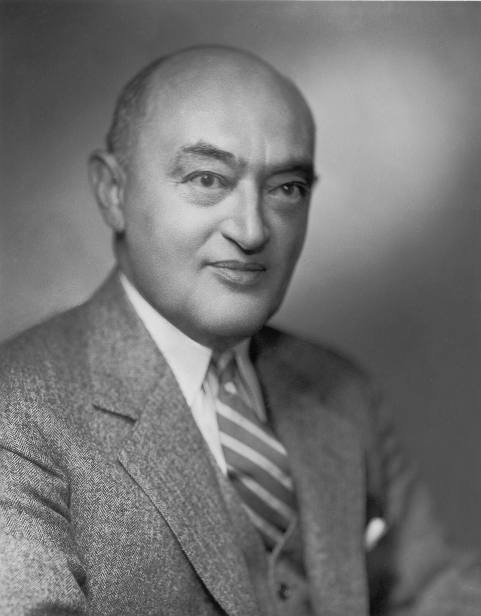 Portrait of economist Joseph Schumpeter
