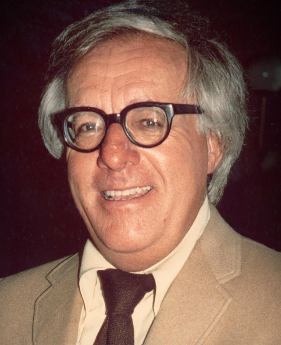 Portrait of science-fiction author Ray Bradbury