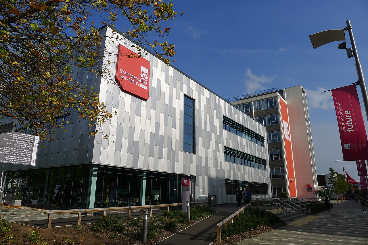 College Road campus of Staffordshire University in Stoke-on-Trent