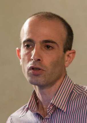 Portrait of historian and author Yuval Noah Harari