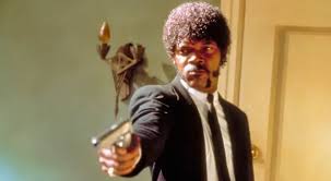 Jules Winnfield from Pulp Fiction, whose “what do they call a Quarter Pounder with Cheese in Paris?” stands in for asking about the solution before the problem
